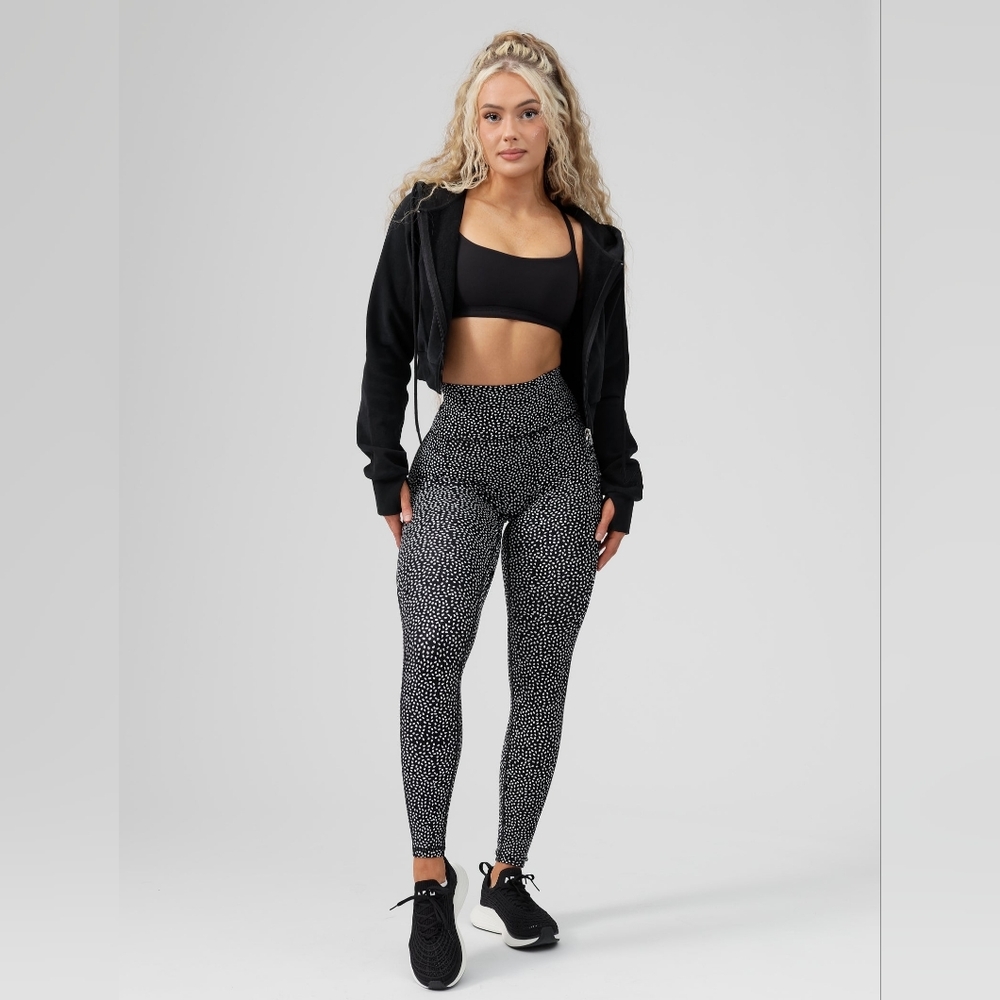 BuffBunny Legacy Legging In Black Bossy Print Size M